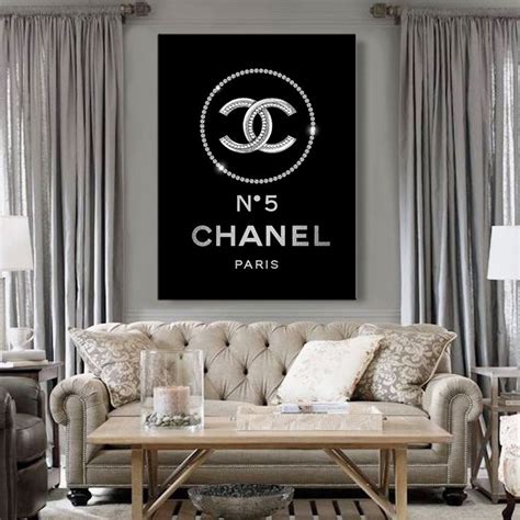 chanel canvas wall art
